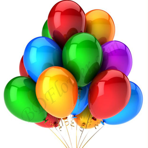 Send 24 pcs latext balloon to Bangladesh